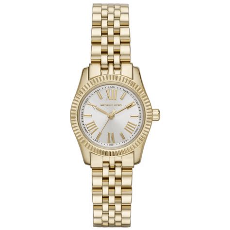 Michael Kors Ladies Gold Petite Lexington Watch MK3229